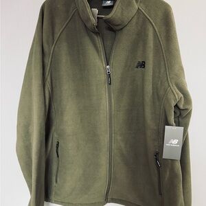 NWT New Balance Green Fleece Jacket